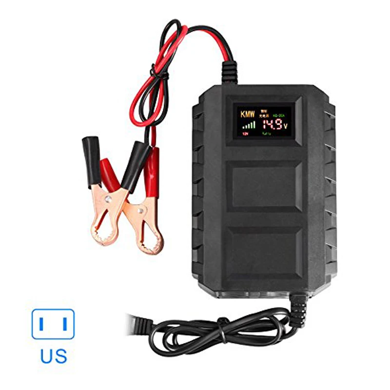 

Интеллектуальное 12 В 20 А автомобильное свинцово-Кислотное зарядное устройство для автомобильного мотоцикла