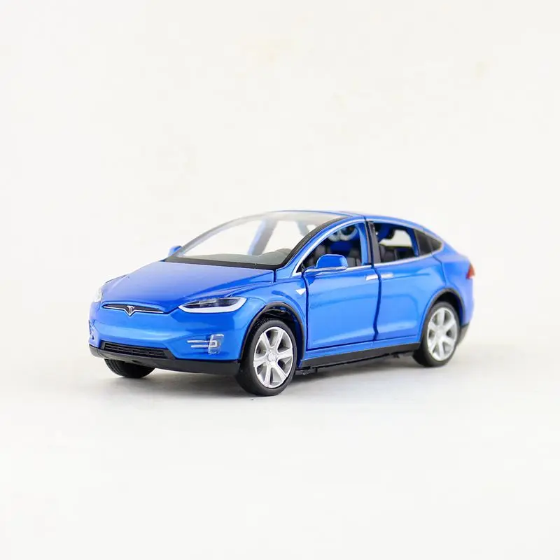 Модель игрушки под давлением Proswon/Масштаб 1:32/модель Tesla X90 SUV/машина со звуком
