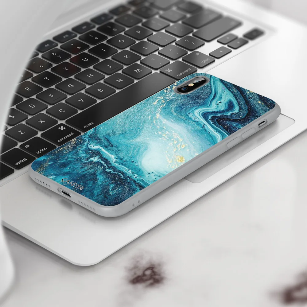 CASEIER чехол для телефона Samsung Galaxy S10E S10 S9 S8 Plus Note 9 8 мраморный A3 A5 A6 A7 A8 J5 J7 2017 2018 |