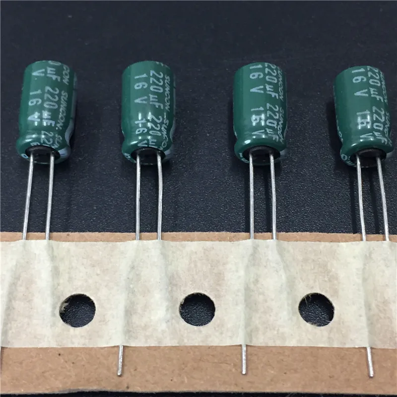 10 шт/100 шт 220uF 16V SUNCON(SANYO) CZ серии 6 3x11 мм 16V220uF алюминиевый электролитический