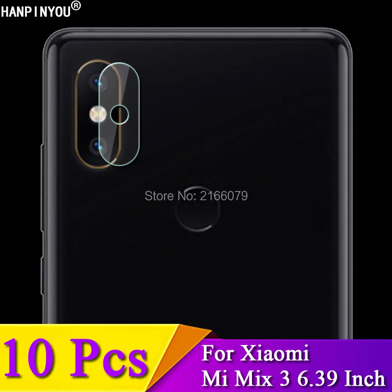 

10 шт./лот для Xiaomi Mi Mix 3 Mix3 6,39 дюйма, защитная крышка для объектива задней камеры, защитная пленка из мягкого закаленного стекла