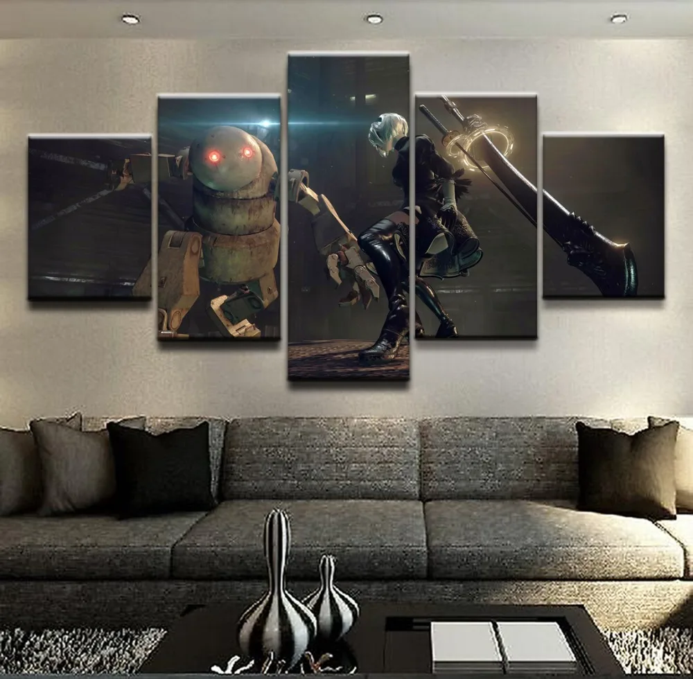 Печать модульных картин каркас высокое качество холст домашний Декор Гостиная 5