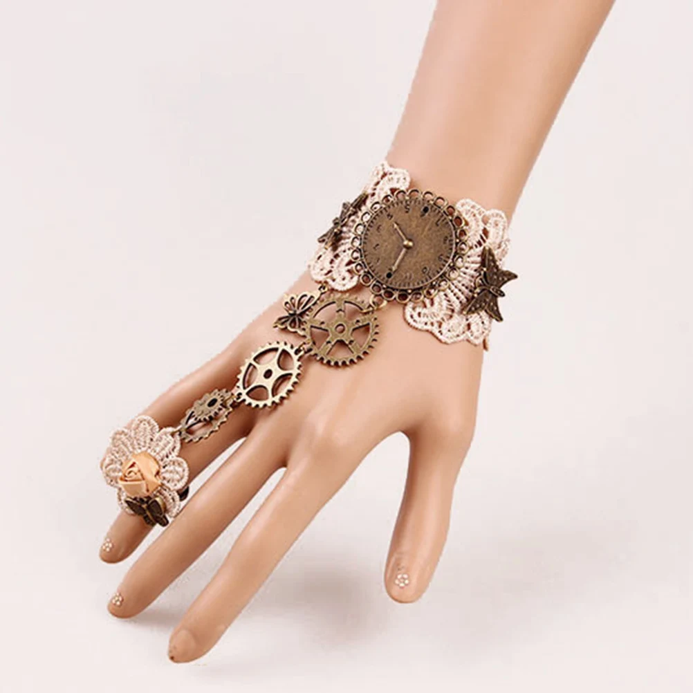 Модные элегантные браслеты на запястье в стиле ретро с кружевами классические