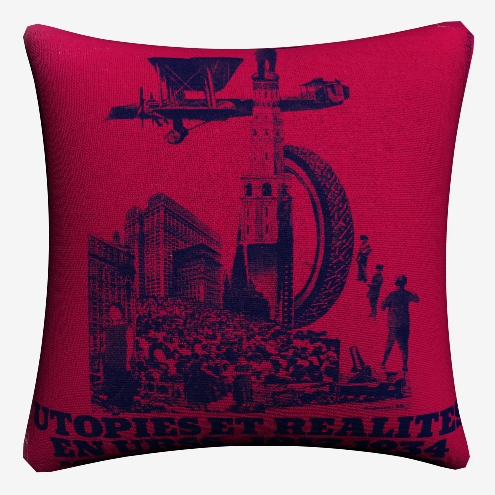 URSS винтажные советские классические декоративные льняные наволочки для дивана