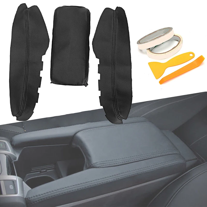 3 шт./компл. автомобильный внутренний центральный подлокотник-ящик чехол