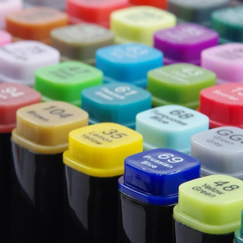 TOUCHNEW Three generations of double-headed alcohol oily set 30 40 and 168 color marker | Канцтовары для офиса и дома
