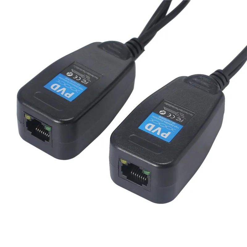 Esynic 1 пара золотых CCTV коаксиальный BNC видео Мощность Балун CCT ACC 058 к RJ45 балун для PTZ