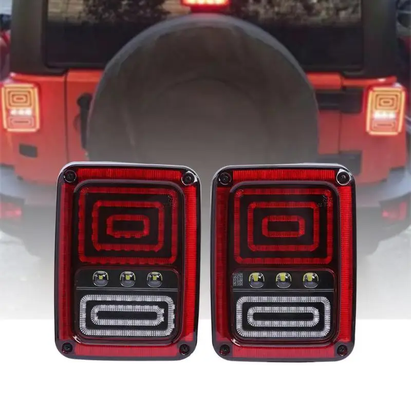 1 пара задний фонарь поколение 2th EU для 07-16/07-15 Jeep Wrangler Безопасность Предупреждение
