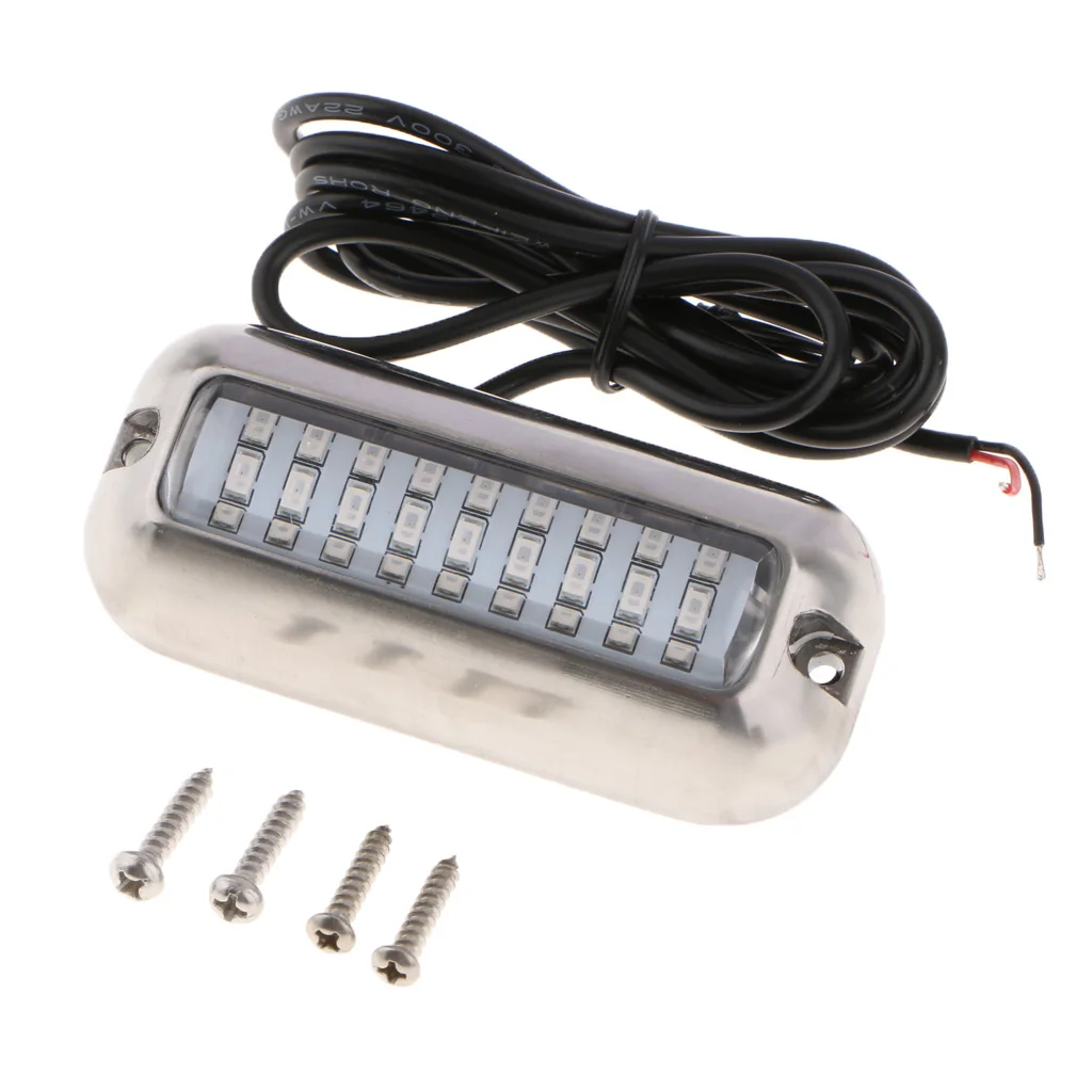 12V нержавеющая сталь 27LED синий подводный понтон морские лодки трансферные
