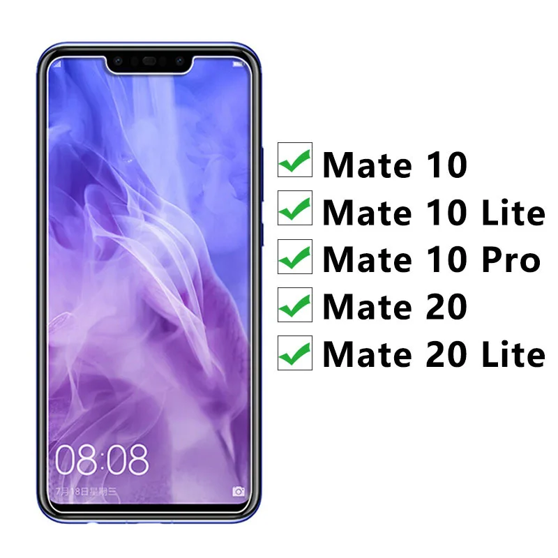Закаленное стекло для Huawei Mate 20 Lite 10 Pro защитное на Honor Mate20 Mate10 матовое lite 10lite 20Pro