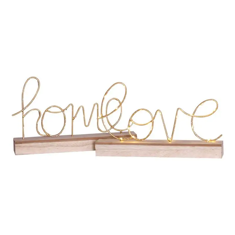 Любовные светодио дный буквы светодиодный ночник Настенный неоновый свет для