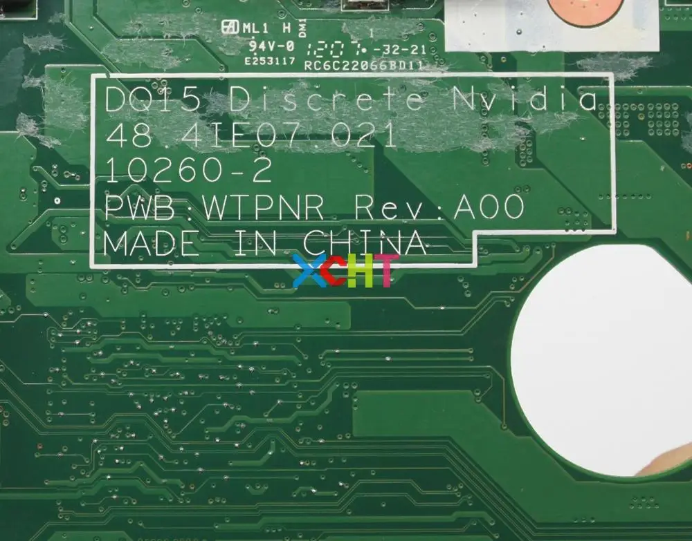 Для Dell Inspiron N5110 CN 0MWXPK GT525M/1GB видеокарта HM67 материнская плата для