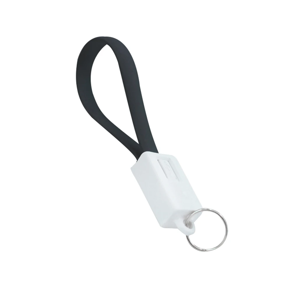 1 шт. красочный брелок кольцо Micro USB кабель синхронизации данных зарядный шнур