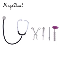 miniature 5pcs stethoscope set pretend equipment for 112 dolls house life scene room items accs children role play doctor toys
