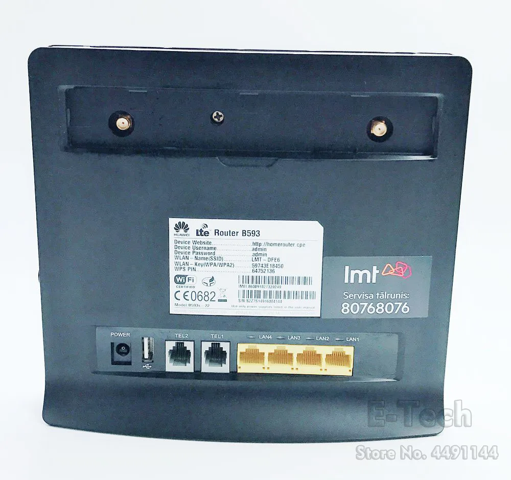 Оригинальный используемый Huawei B593s-22 b593 разблокированный маршрутизатор CPE ключ 4g