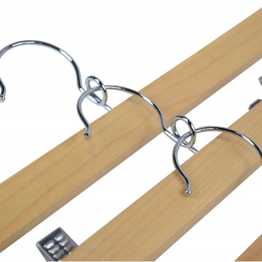 Proman Products Kascade Wooden Straight Hanger With Hook - Natural | Дом и сад