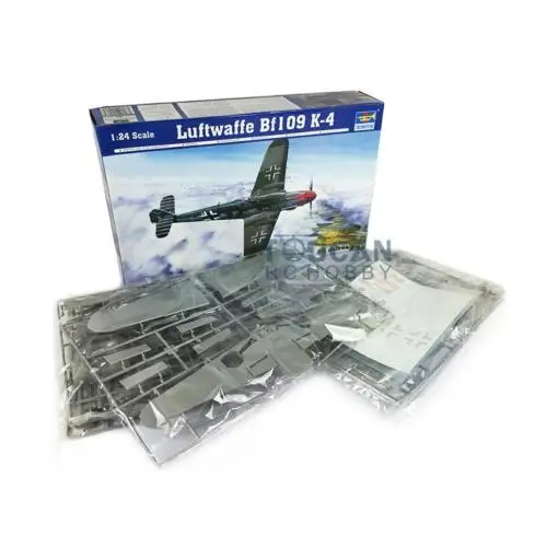 TRUMPETER 02418 1/24 Luftwaffe BF109 K 4 набор пластиковых самолетов статическая модель игрушки