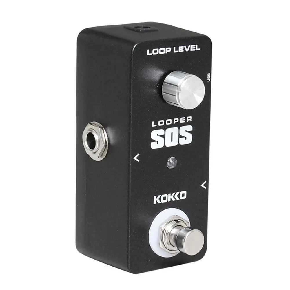 KOKKO электрическая гитара бас эффекты педаль Looper Mini SOS гитарра эффект петля с USB