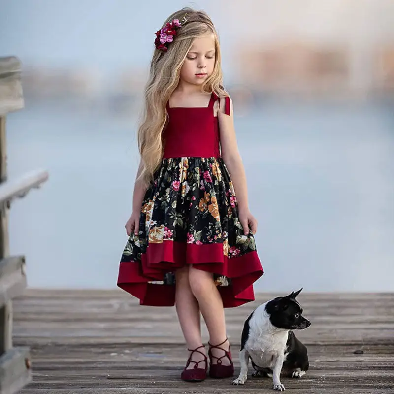 Pudcoco Hot Sale Toddler Infant Kid Baby Girls Princess Wedding Dresses Leisure Summer Party Tutu Girl Fashion Dropship | Детская одежда
