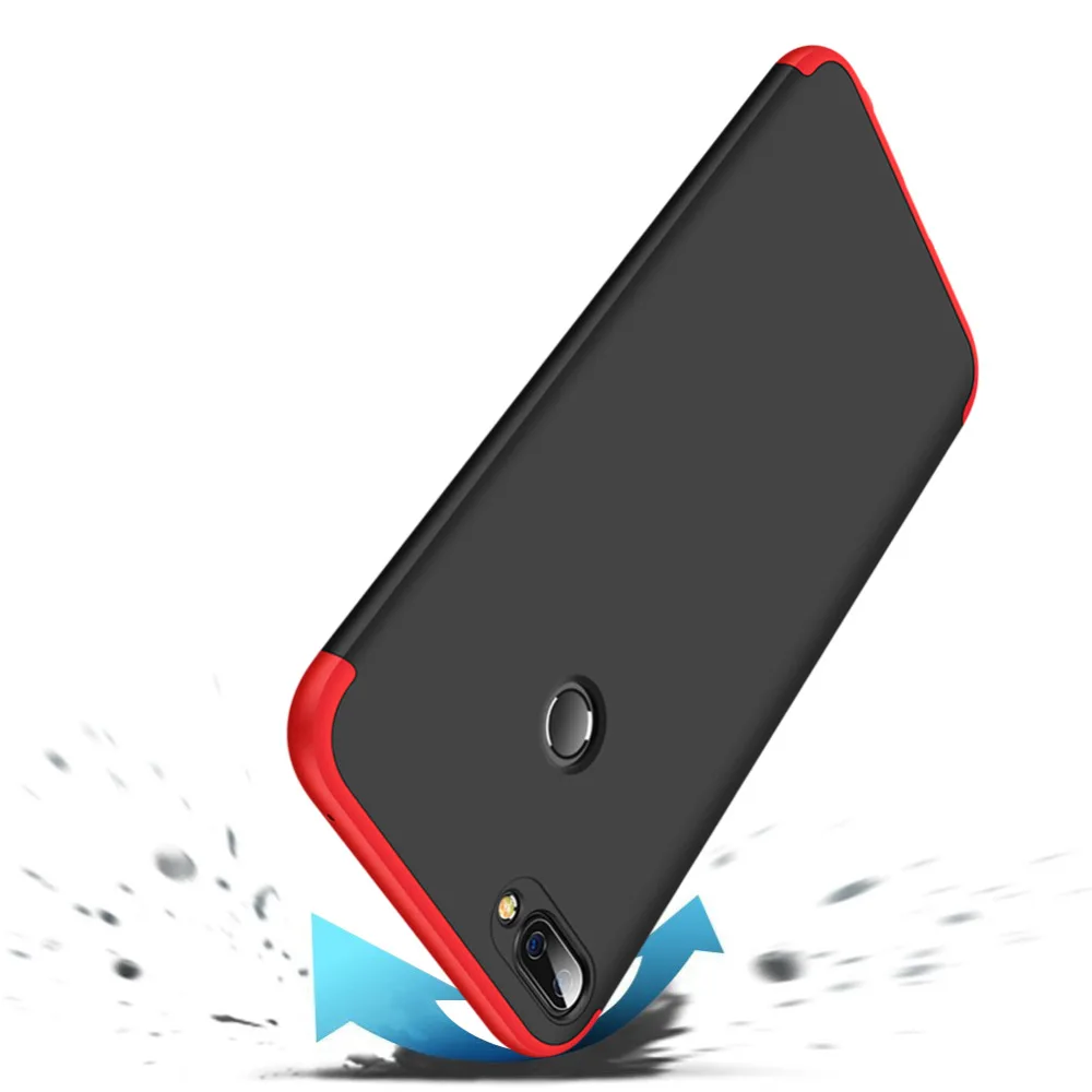 360 Full Protective Phone Case For Huawei Honor 9i Degree Body for 9 i Shockproof Cover+Glass |