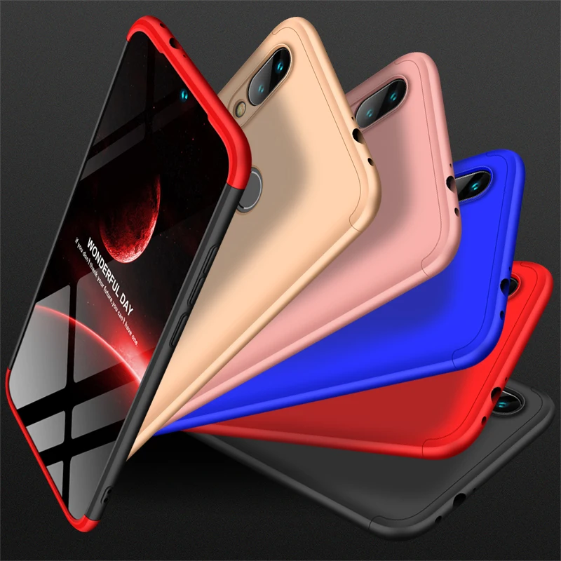 Противоударный чехол для телефона с поворотом на 360 градусов Xiaomi Redmi Note 7 защитный