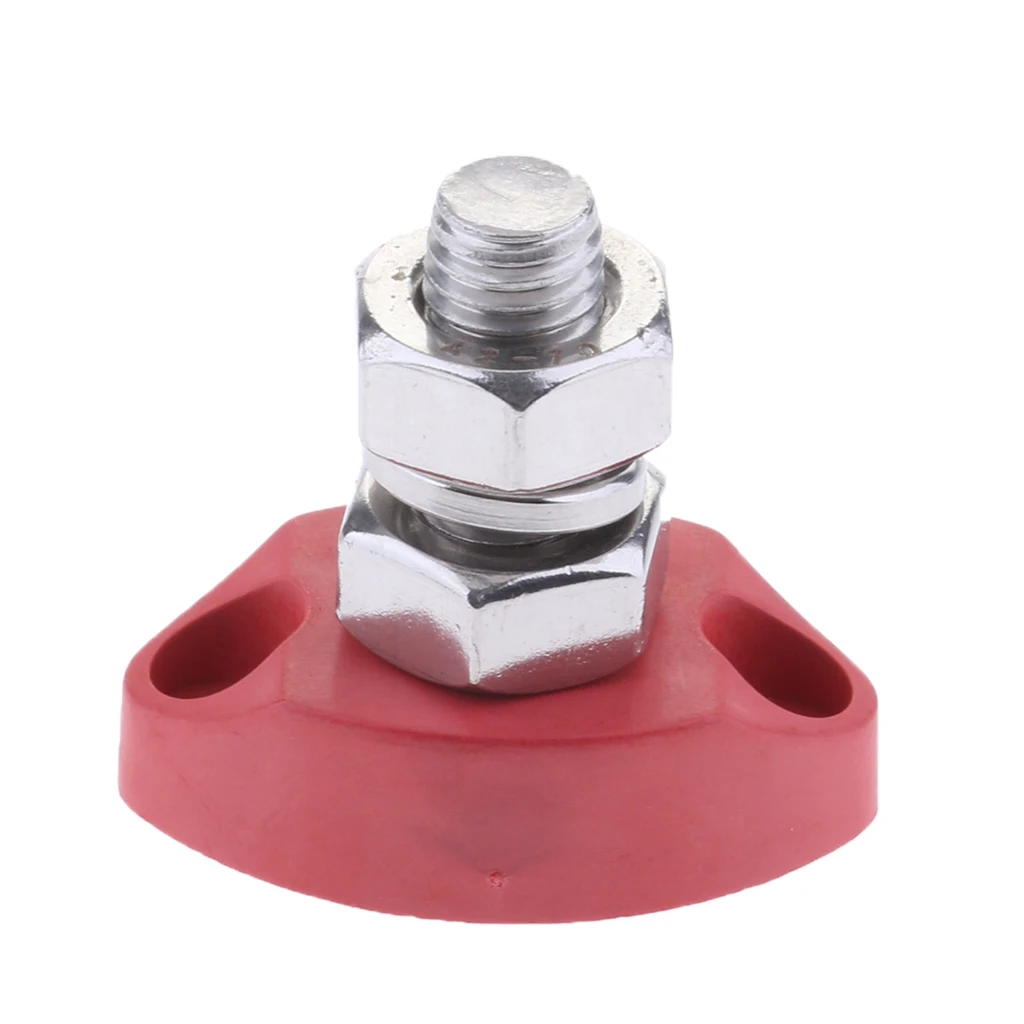 8mm Red Junction Block Power Post Insulated Terminal Stud for Boat Marine | Автомобили и мотоциклы