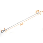 1 шт. Высокое качество Прочный острый 2 секции 4 зубца из нержавеющей стали копье для льда инструмент для рыбалки