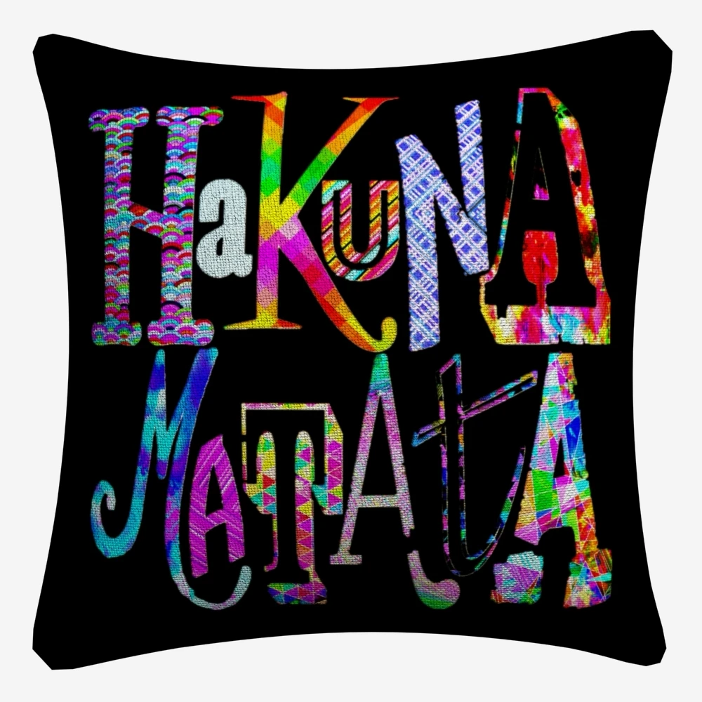 Чехол для подушки Hakuna Matata в виде короля Лев 45x45 см дивана домашний декор