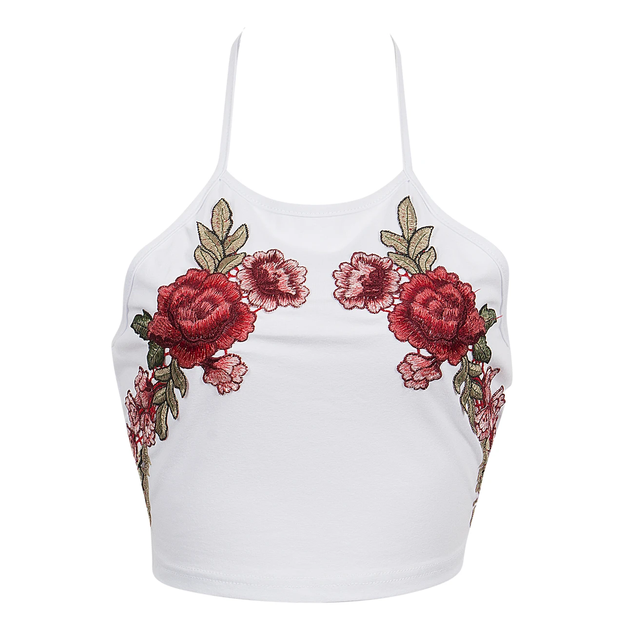HOT Summer Embroidery Women Floral Print Bandage Vest Tops Tank Blouse Sleeveless Cothes Beach wear | Спорт и развлечения