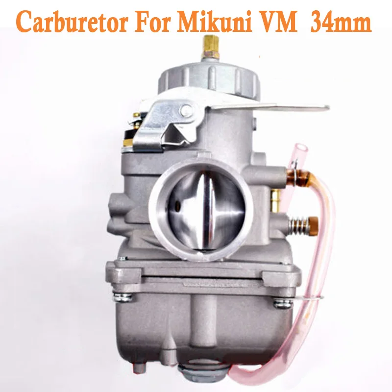 34 мм Новый карбюратор Карбюратор ПОДХОДИТ для Mikuni VM круглый слайд VM34-168 42-6015 VM34SC