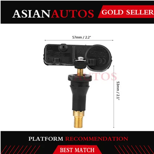 Датчик давления в шинах 1 шт. система контроля 56029398AB 433 МГц для CHRYSLER JEEP FIAT