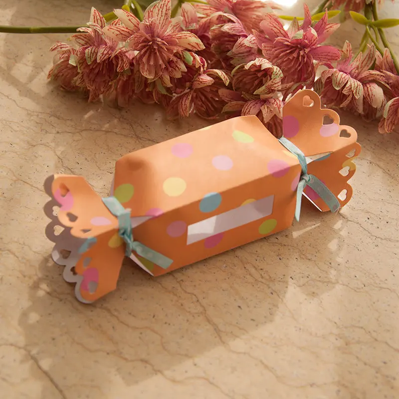 3D милая конфетная коробка металлические режущие штампы трафареты для DIY