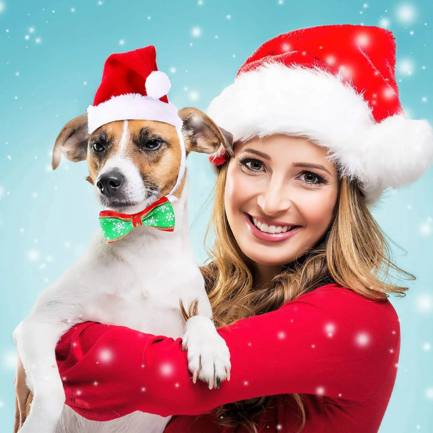 Pet Регулируемая Рождественская Шляпа Санты пальто шарф и воротник галстук