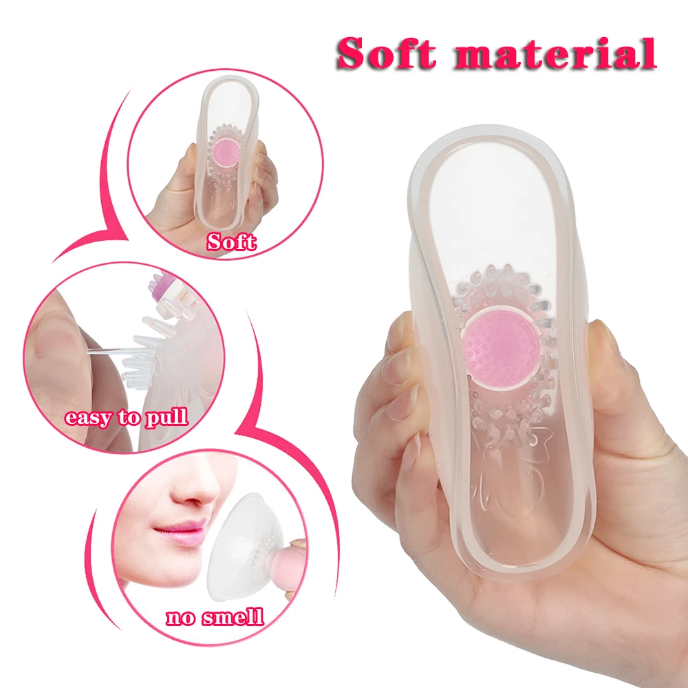 Двойной поворотный вибратор для сосков 12 частотный Вращающийся зарядки молочной