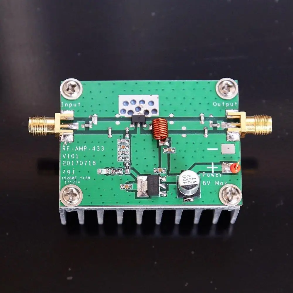 

DYKB 8W 433MHz RF Power Amplifier 400MH-460MHz High Frequency Power Amplifier FOR Digital transmission SMA-k