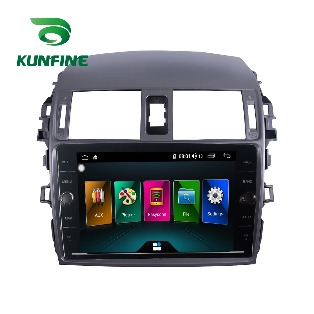 Восьмиядерный ПЗУ 64 ГБ Android 8 1 автомобильный DVD GPS навигационный плеер Deckless стерео