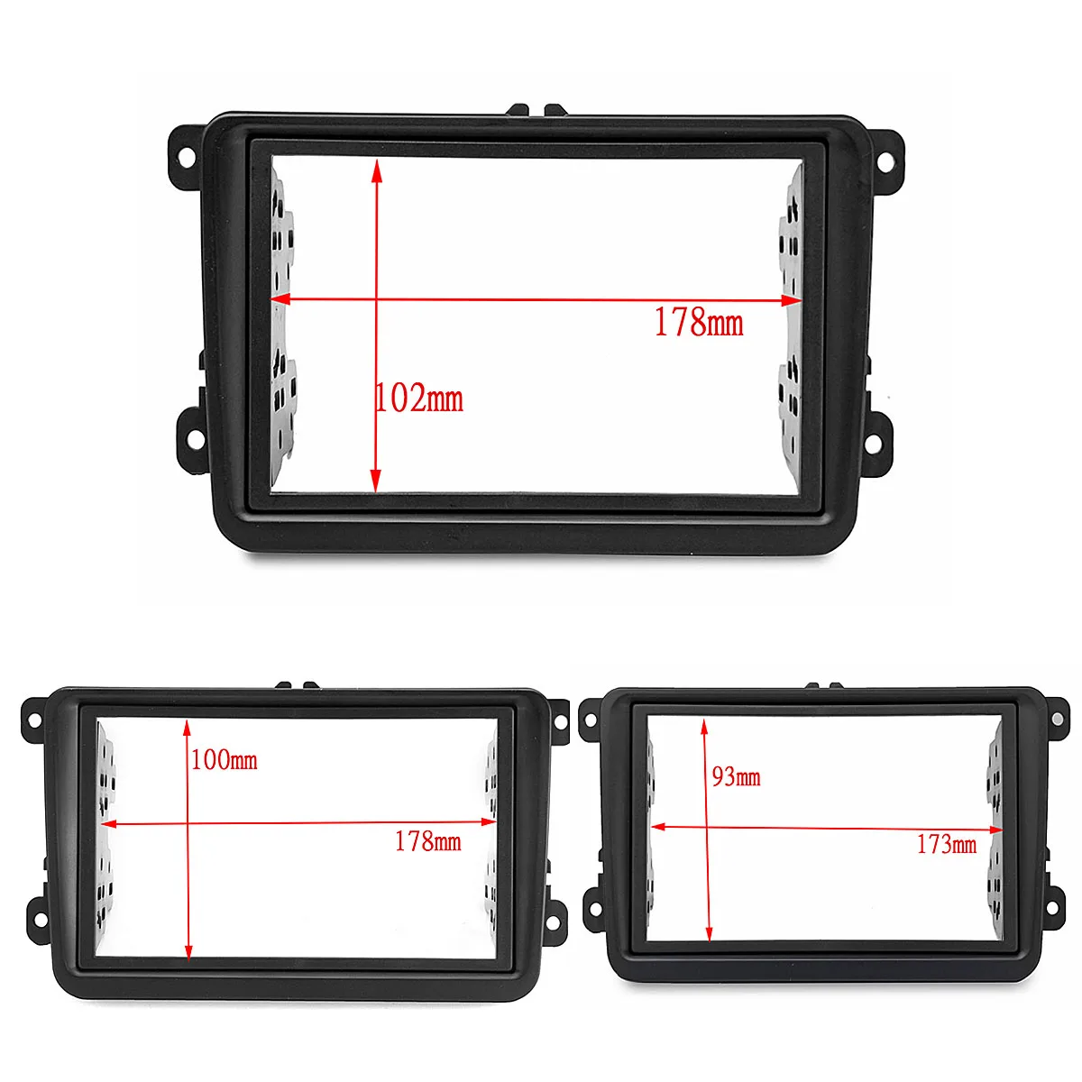 Автомагнитола 2 Din с рамкой радио аудиосистема панель DVD CD для Volkswagen VW Touran Caddy SEAT Skoda