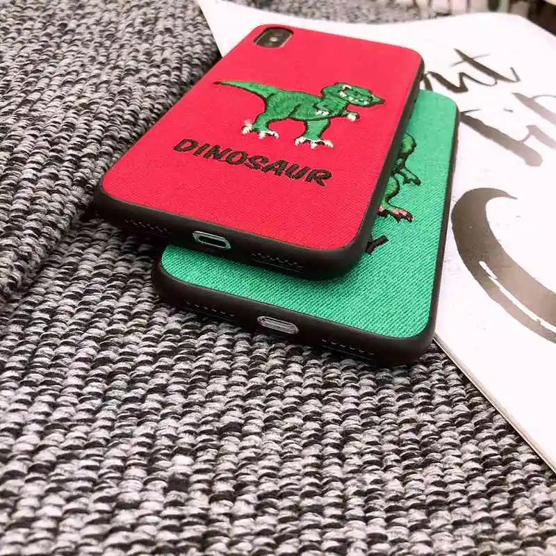 Чехол для телефона с вышивкой stelllife iPhone 8 7 6s Plus XS Max милые парные чехлы XR X
