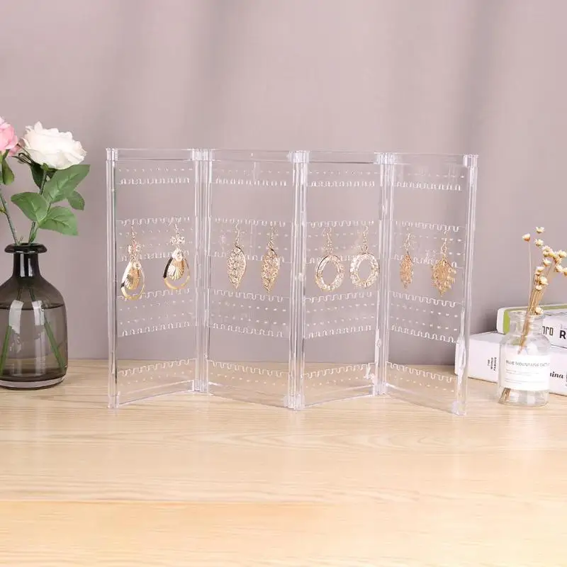 Creative Screen Earring Ear Stud Display Rack Jewelry Organizer Stand Shelf | Украшения и аксессуары