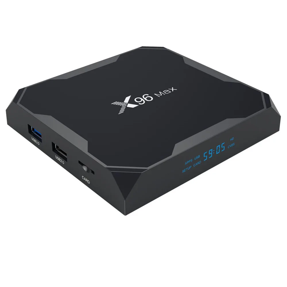 Смарт ТВ приставка X96Max на Android 8 1 четырехъядерный Amlogic S905X2 Lpddr4|ТВ-приставки и