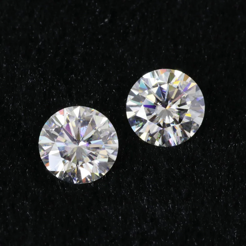 Включая сертификат продажи цена 1 5 карат 7 мм EF Цветовая четкость VVS круглый