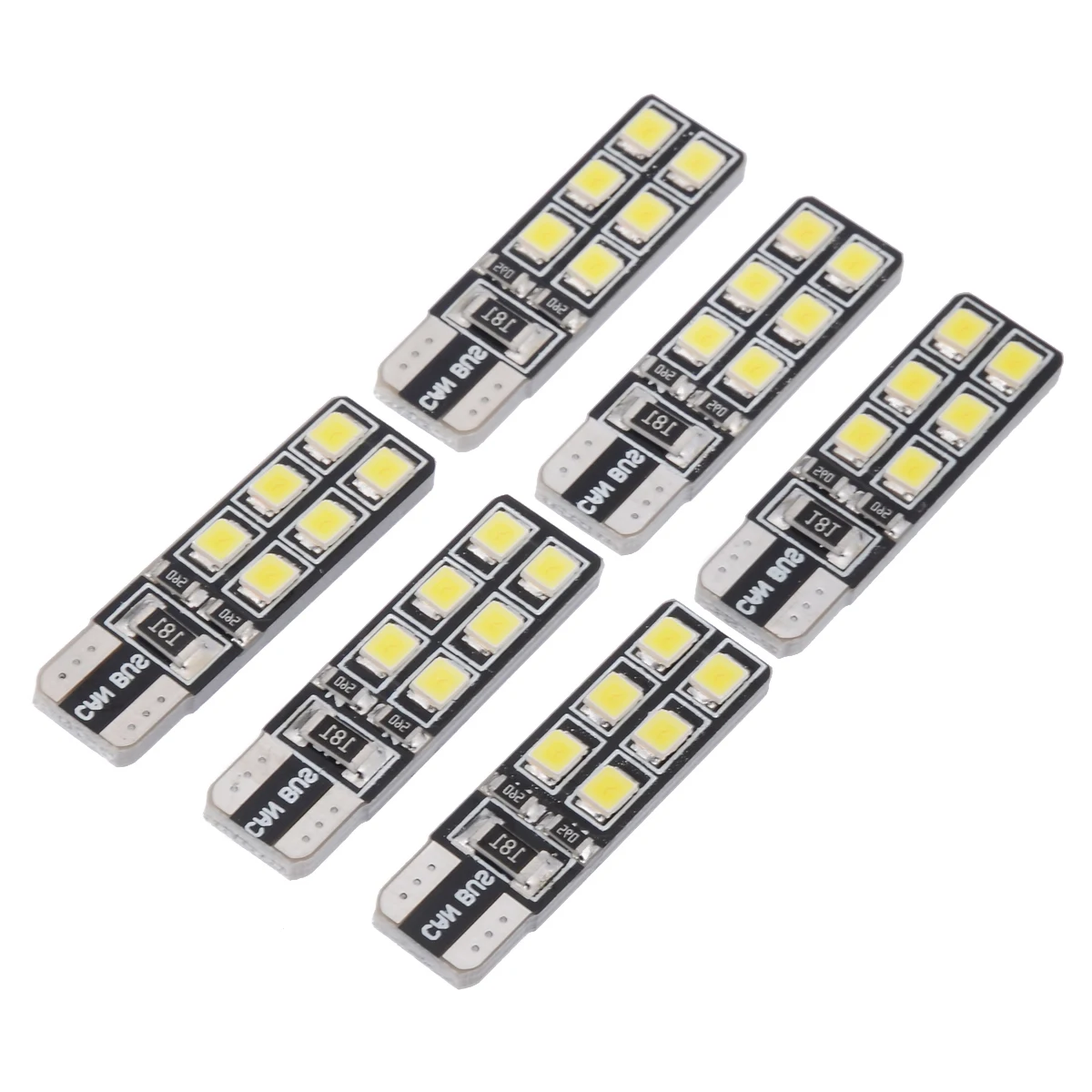 Авто светодиодный Canbus T10 10 SMD 5630 W2.1 9.5d W5W 192 194 белый 12V автомобиль Клин Парковка