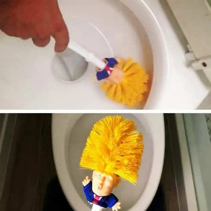 Горячая продажа щетка для туалета Дональд Трамп принадлежности домашний отель