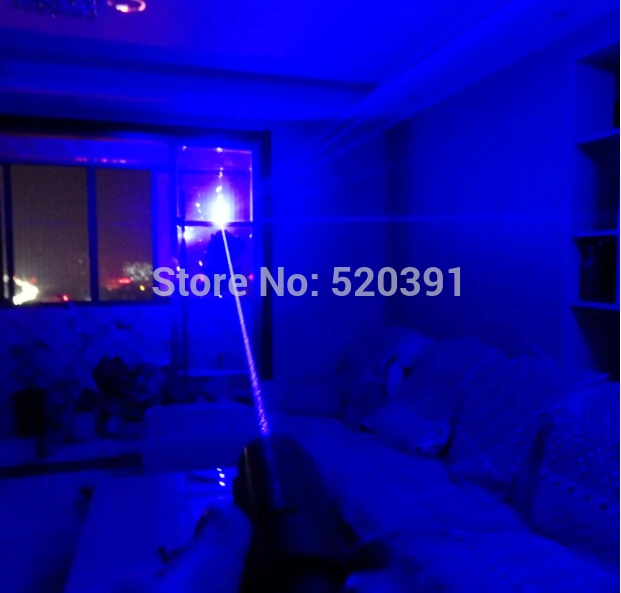 

High Power Military Blue Laser Pointers 500w 500000m 450nm Flashlight Light Burning Match/Dry Wood/black/Burn cigarettes Hunting