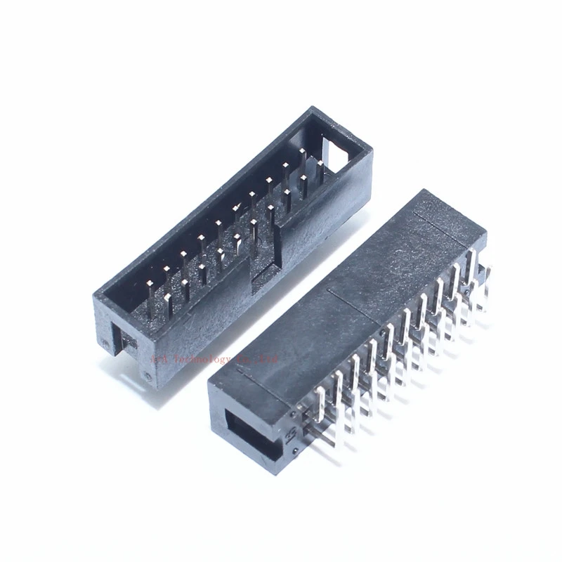 10 шт. DC3-20P 2 54 мм Шаг JTAG ISP разъем правый угол idc коробки заголовки PCB двухрядный 2x10PIN