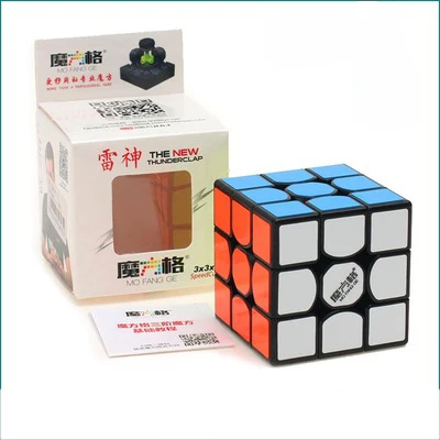 Qiyi Thunderclap 4 типа Mofangge 5 7 см 3 слойный V2 без наклеек Valk белый магический куб Warrior W