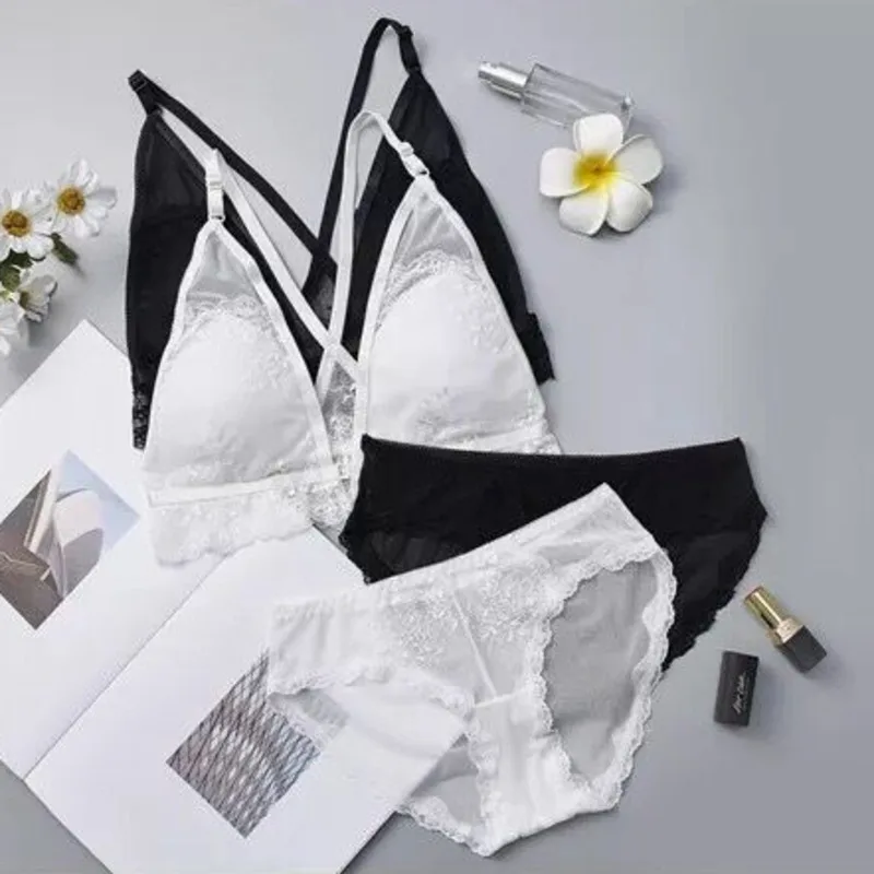 Женский прозрачный кружевной бюстгальтер SP & CITY нижнее белье с треугольной