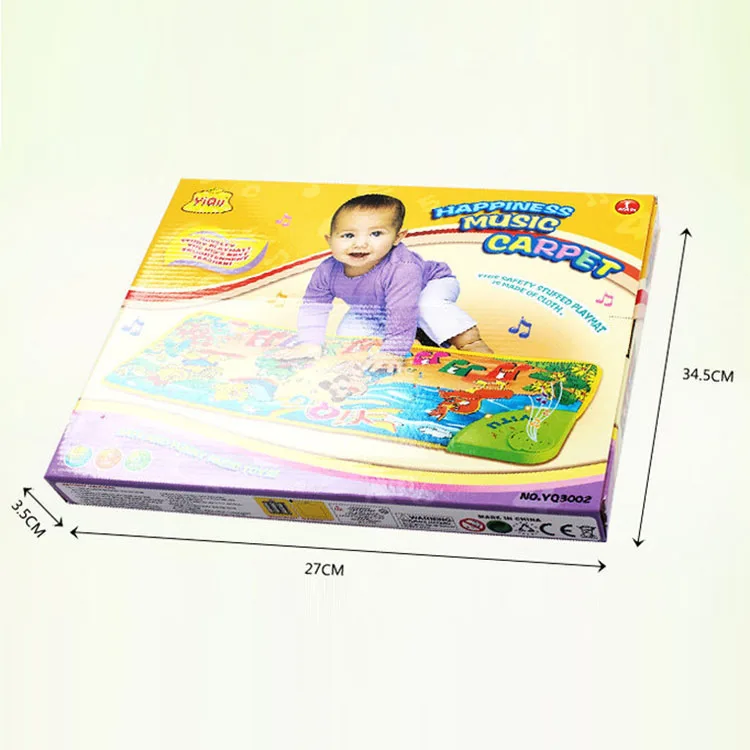 Футболки Музыка сенсорный Сканирование мат 2019 Дети Детские