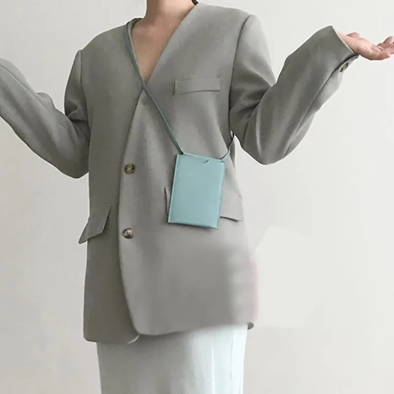 Женские мятно-зеленые сумки [BXX] из искусственной кожи на одном ремешке