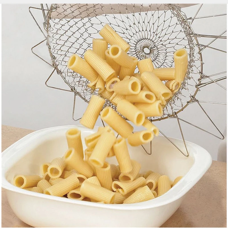 1 шт. Складная промывка паром корзина для французского шеф-повара Волшебная